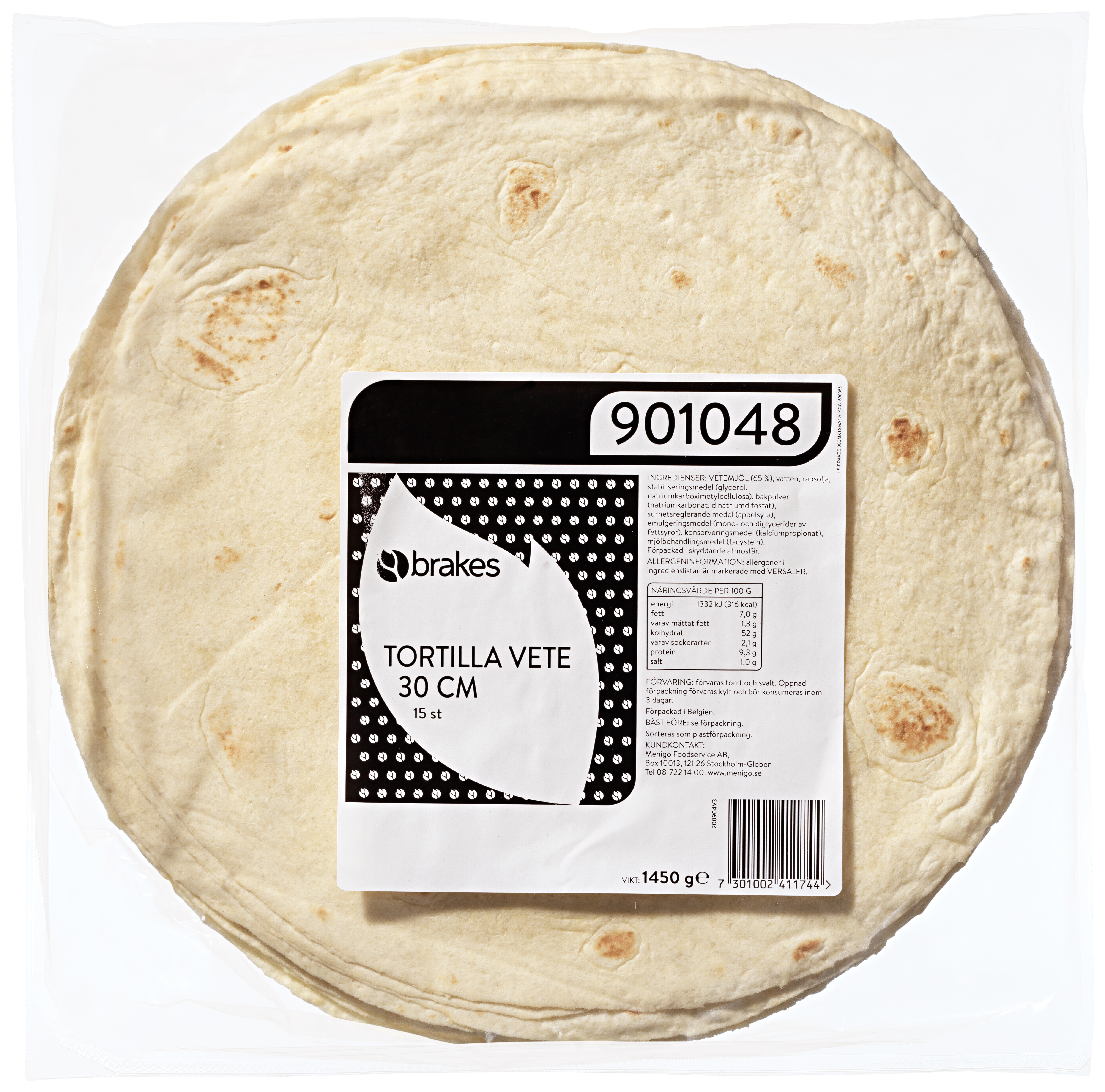Tortillabröd 30 cm